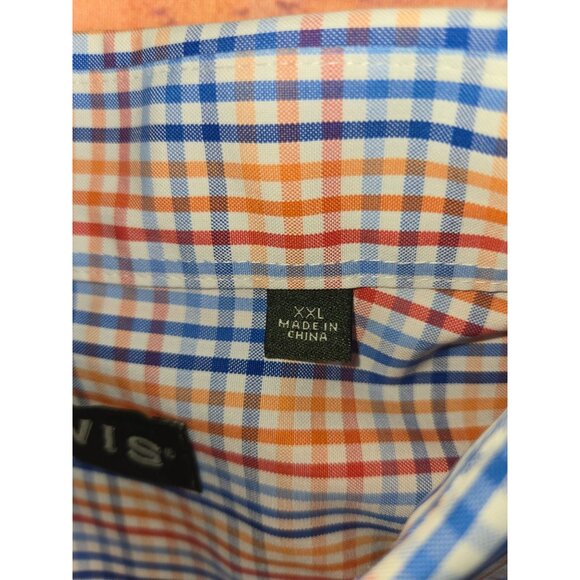Orvis Mens Plaid Button-Down Shirt XXL Multicolor Cotton Casual - Picture 6 of 8